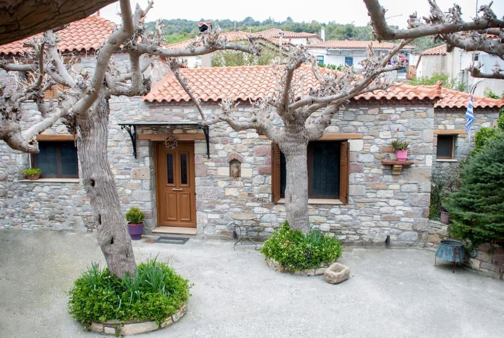 "The Stone" Apartment Agios Vlasios  Bagian luar foto